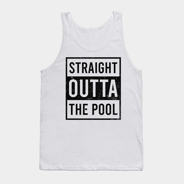 Swimming Athlete Shirt | Straight Outta The Pool Tank Top by Gawkclothing